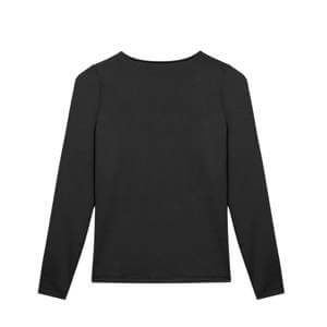 Mint Velvet Black Long Sleeve Layering Top